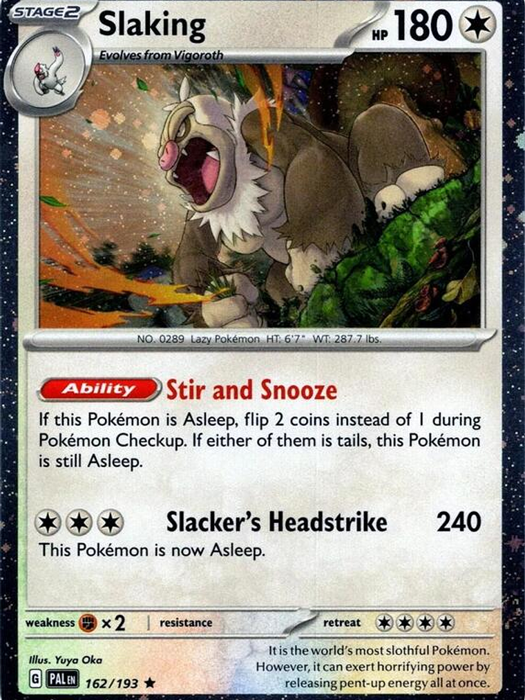 Slaking (Cosmos Holo) #162 1