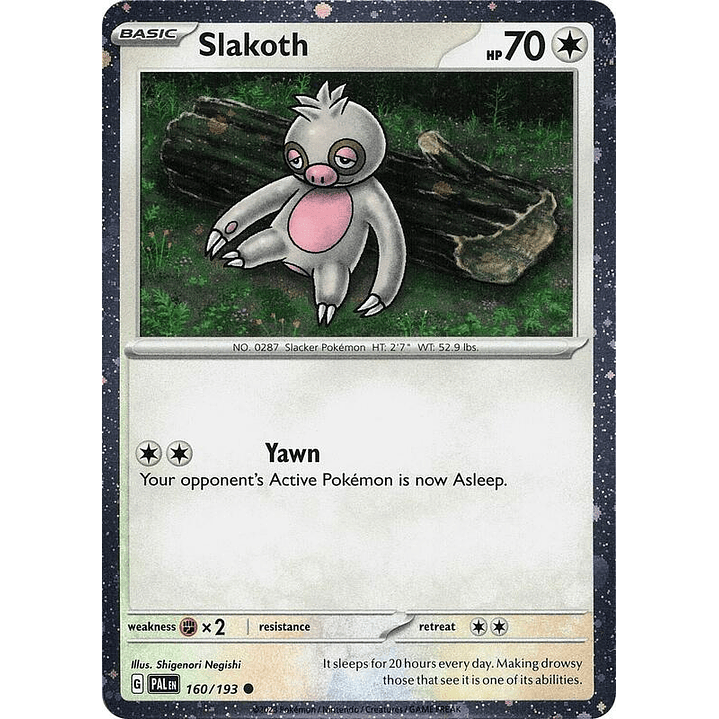 Slakoth (Cosmos Holo) #160 1