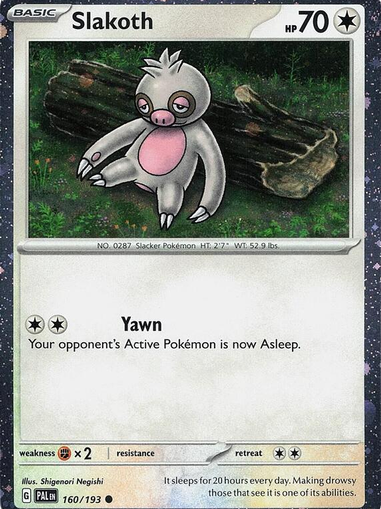 Slakoth (Cosmos Holo) #160 1