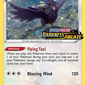 Corviknight (Darkness Ablaze Stamped) #156