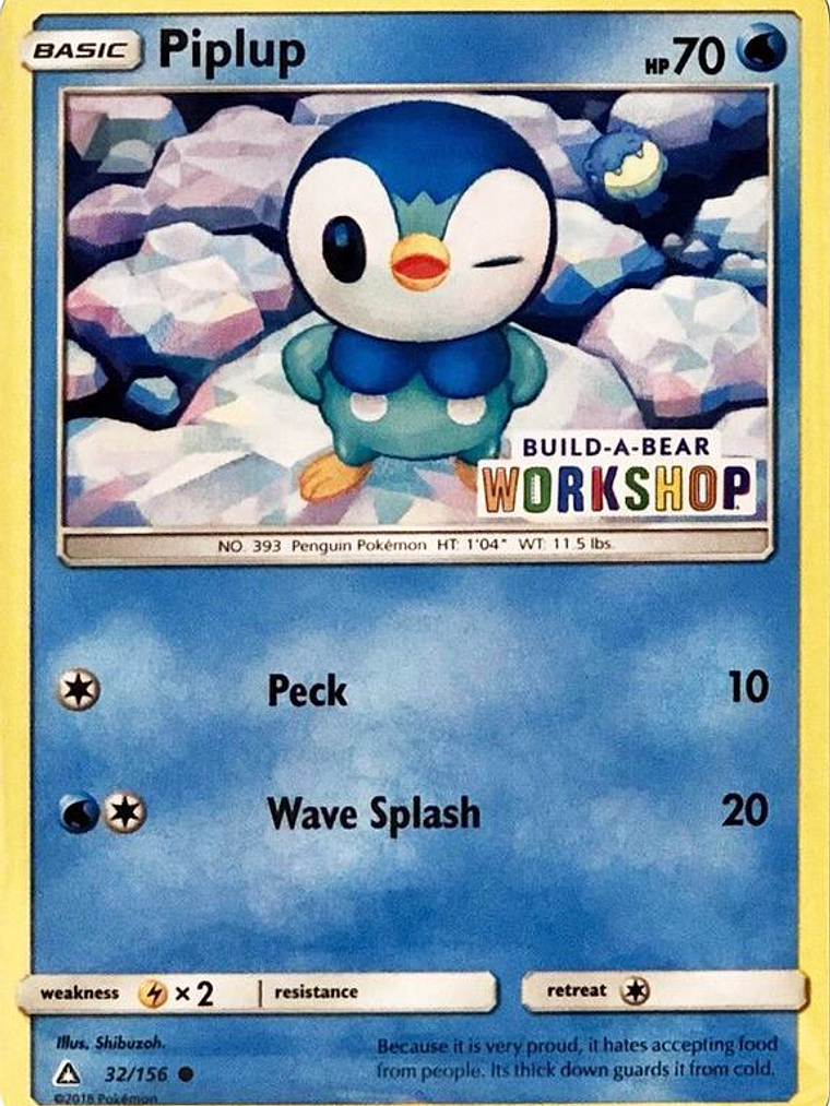 Piplup - 32/156 (Build-A-Bear Workshop Exclusive) #032 1
