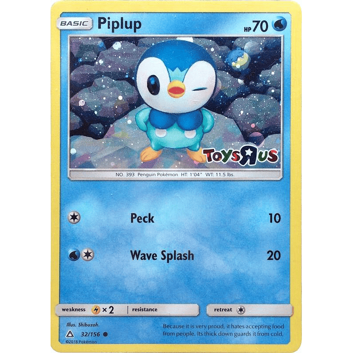 Piplup - 32/156 (Toys R Us) #032 1