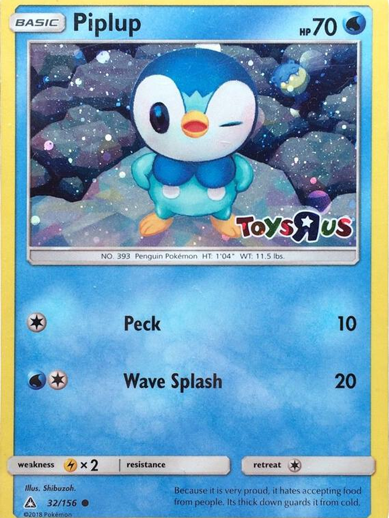 Piplup - 32/156 (Toys R Us) #032 1
