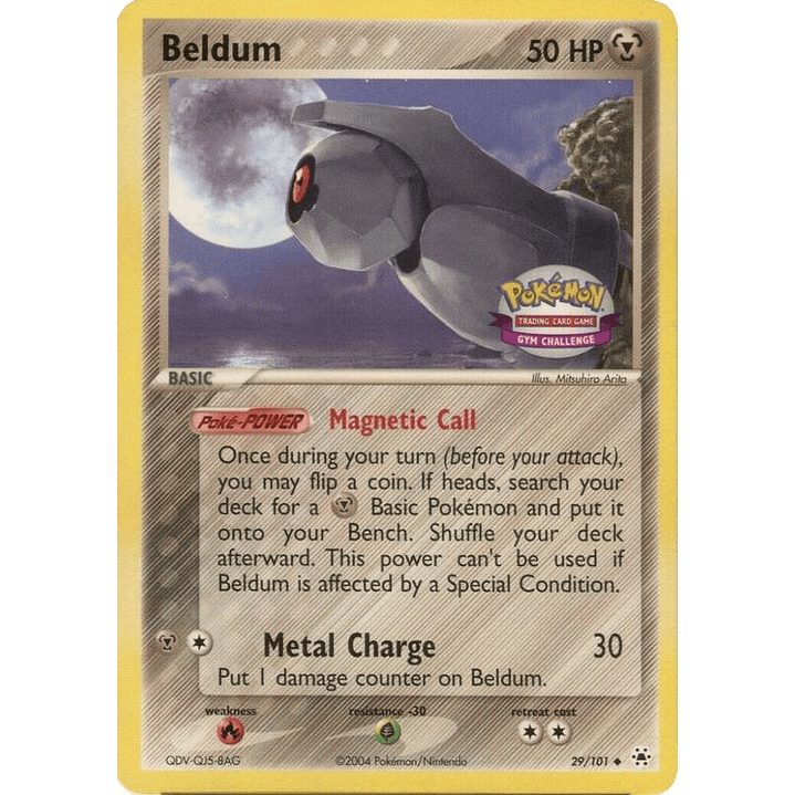 Beldum - 029/101 (Gym Challenge) #029 1