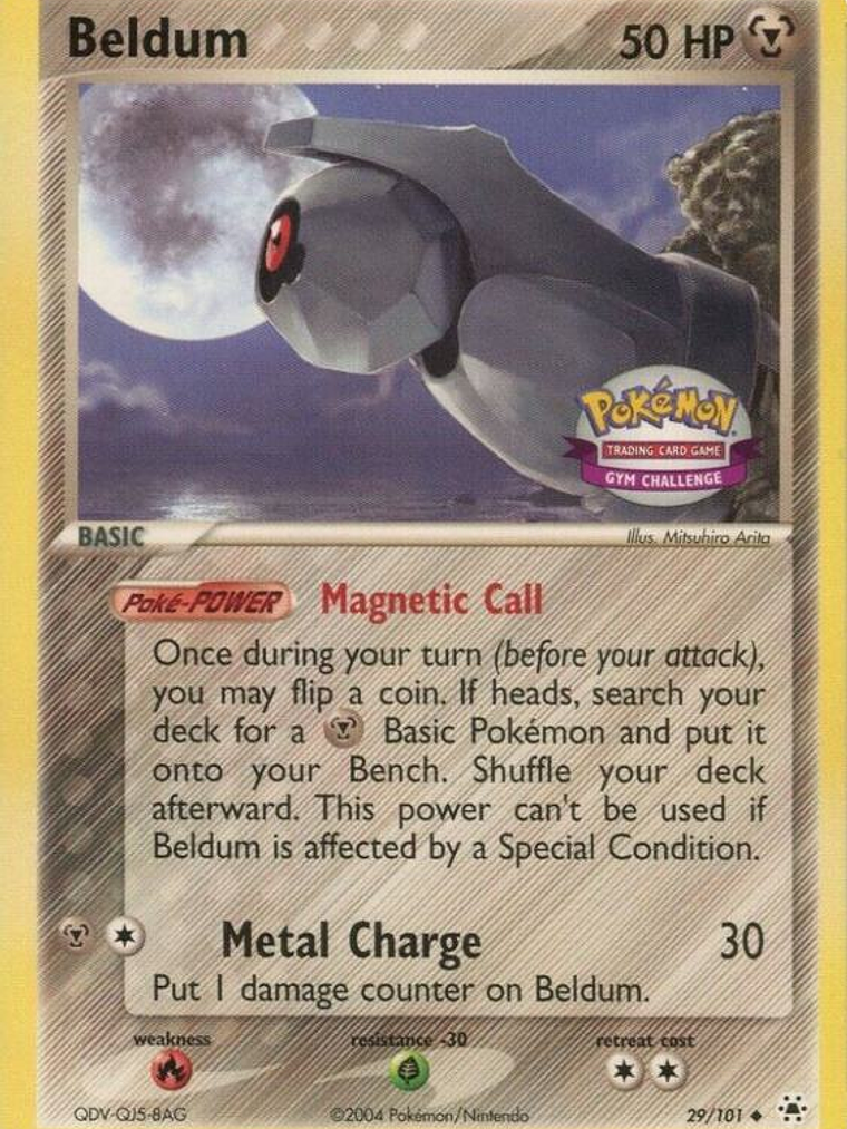 Beldum - 029/101 (Gym Challenge) #029 1