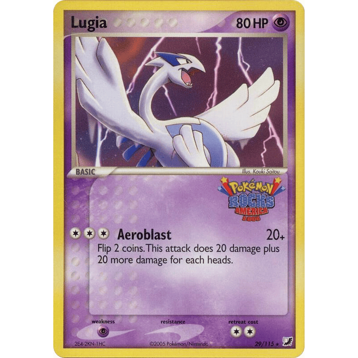 Lugia - 29/115 (Pokemon Rocks America) #029 1