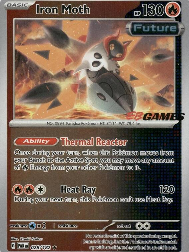 Iron Moth - 028/182 (EB Games Promo) #028 1