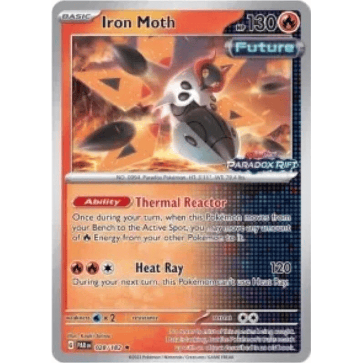 Iron Moth - 028/182 (European Promo) #028 1