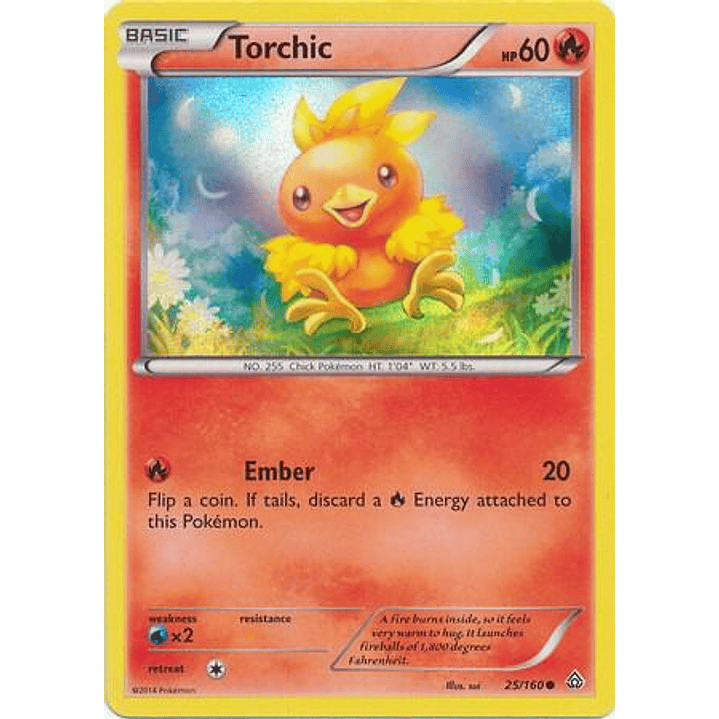 Torchic - 25/160 (Sheen Holo) #025 1