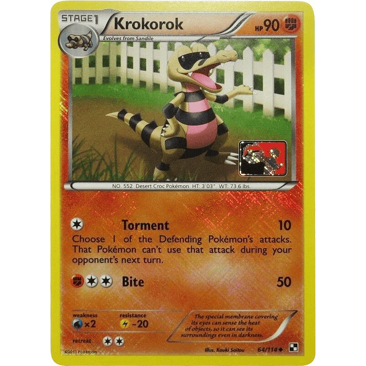 Krokorok - 64/114 (League Promo) #064 1