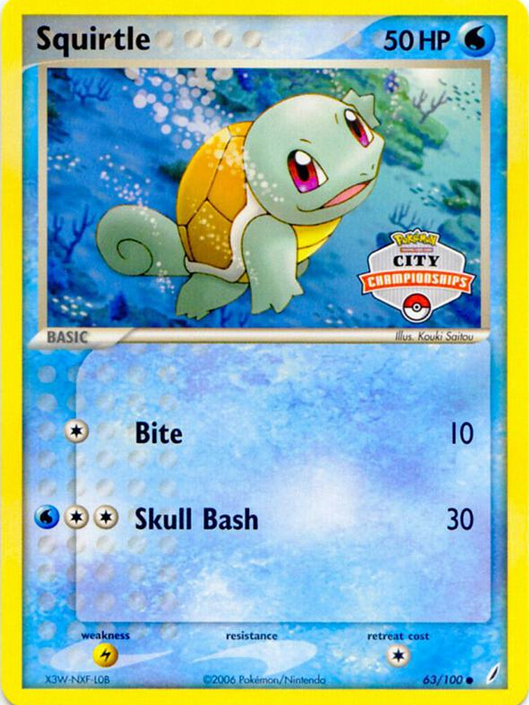 Squirtle - 63/100 (City Championships) #063 1