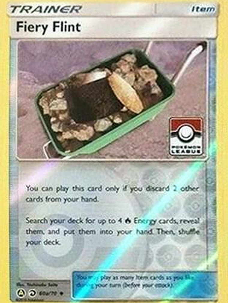 Fiery Flint - 60a/70 (Pokemon League) #060a 1