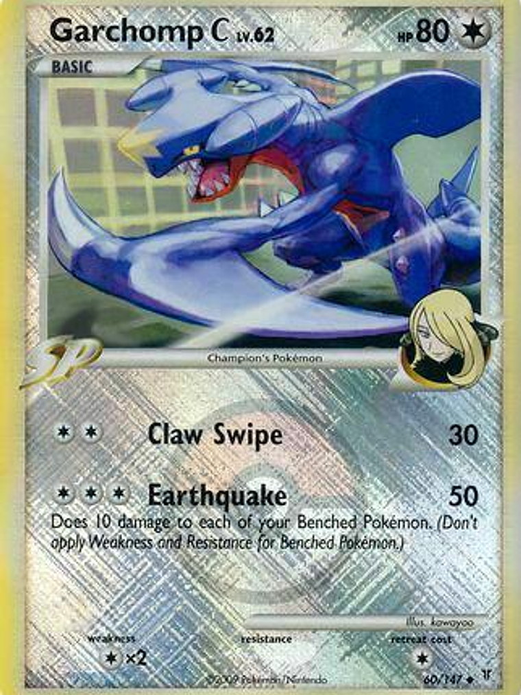 Garchomp C - 60/147 (League Promo) #060 1