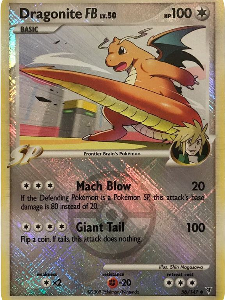 Dragonite FB - 56/147 (League Promo) #056 1