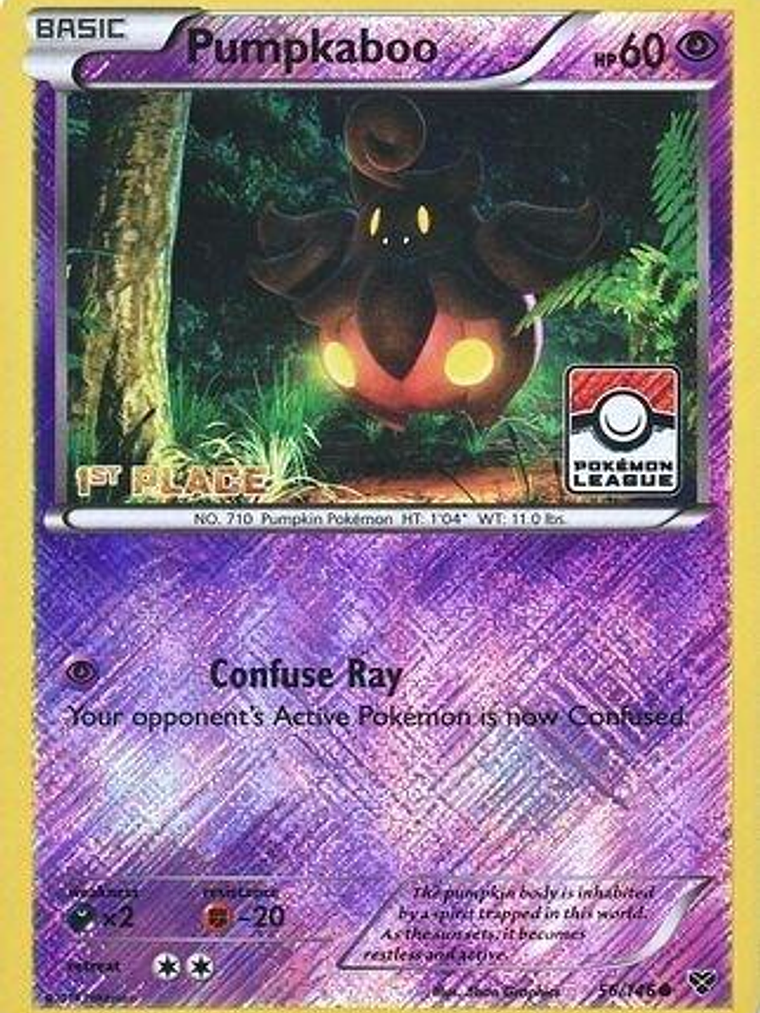 Pumpkaboo - 56/146 (Pokemon League) [1st Place] #056 1