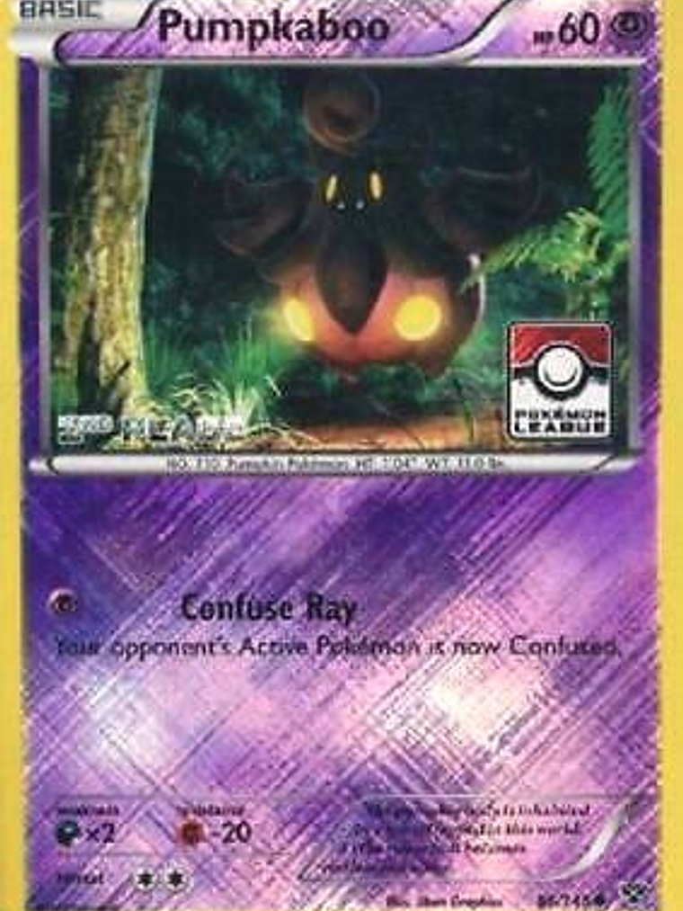 Pumpkaboo - 56/146 (Pokemon League) [2nd Place] #056 1