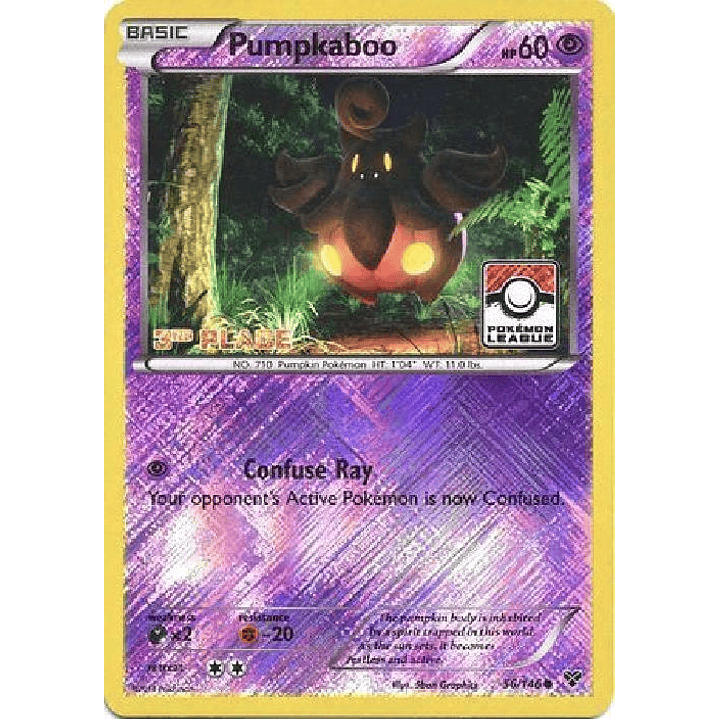 Pumpkaboo - 56/146 (Pokemon League) [3rd Place] #056 1