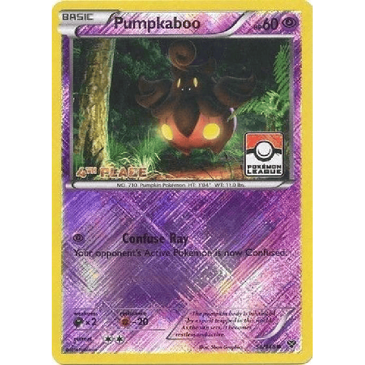 Pumpkaboo - 56/146 (Pokemon League) [4th Place] #056 1