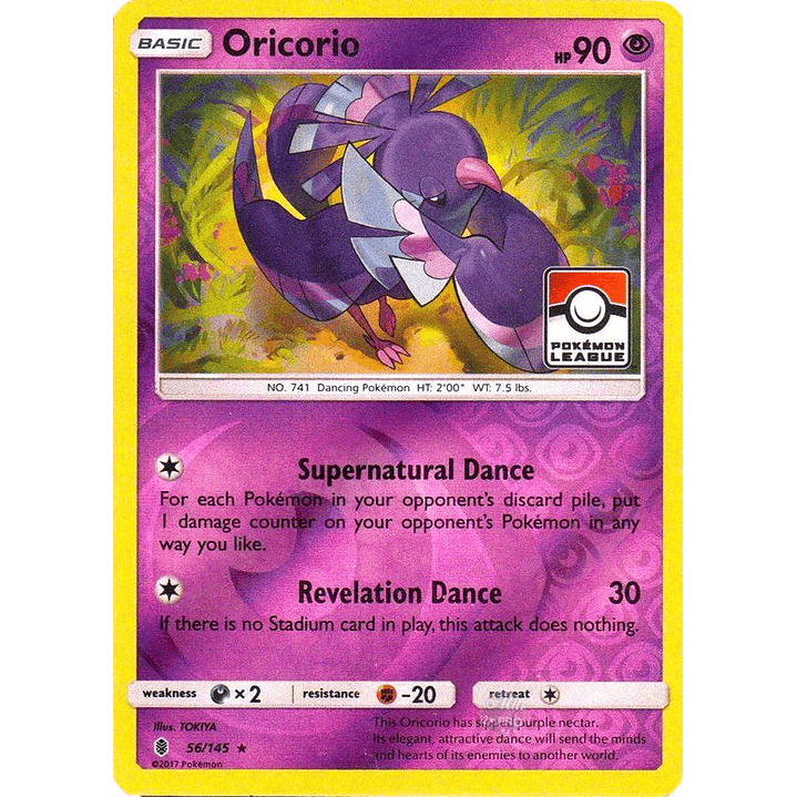 Oricorio - 56/145 (Pokemon League) #056 1