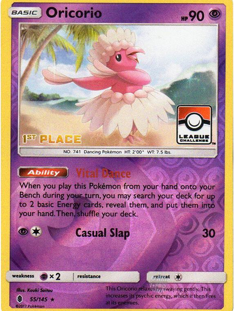 Oricorio - 55/145 (League Challenge) [1st Place] #055 1