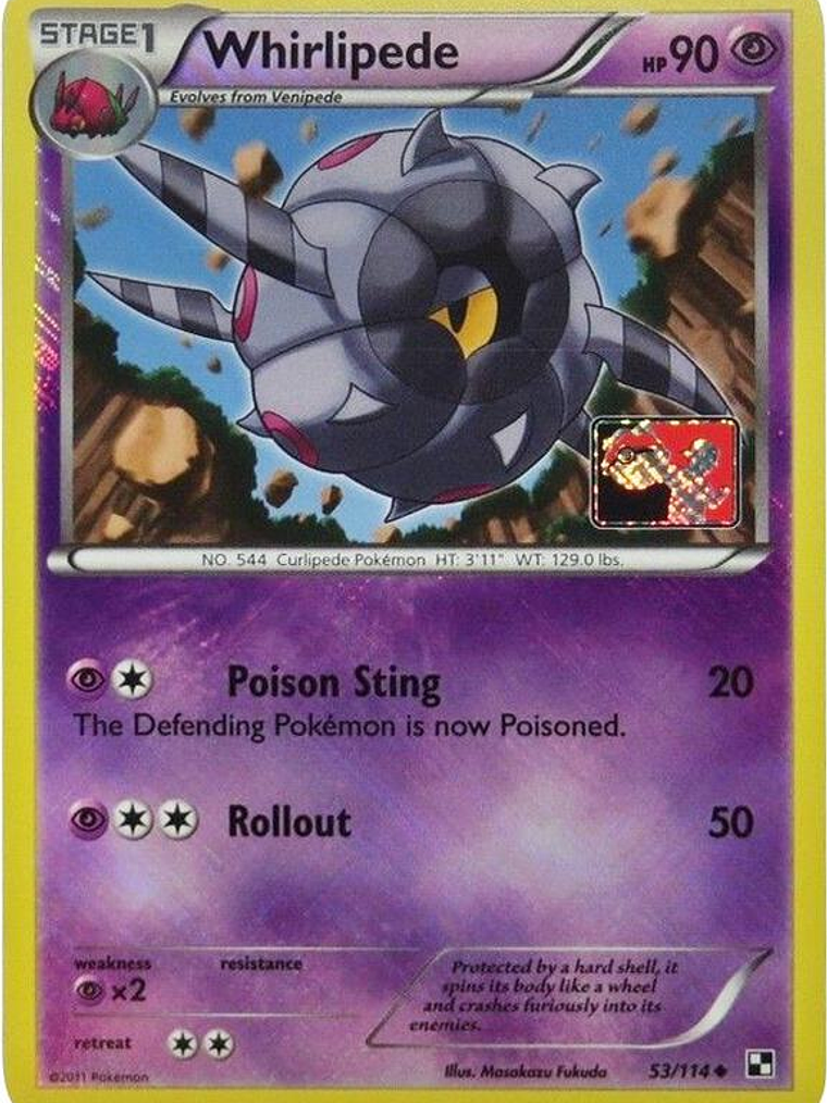 Whirlipede - 53/114 (League Promo) #053 1
