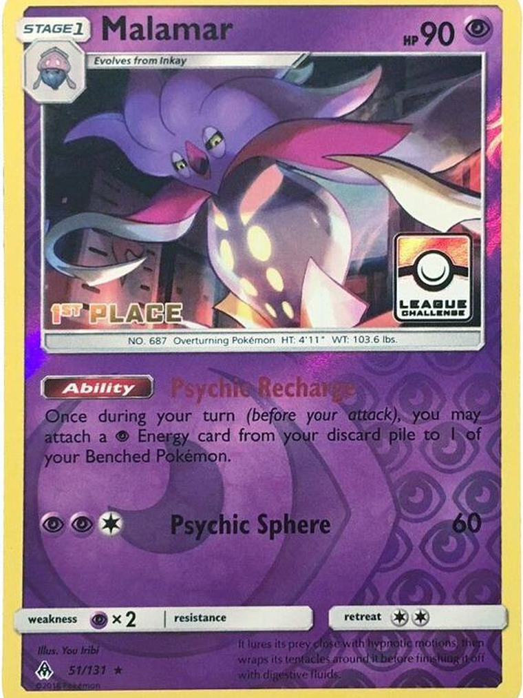 Malamar - 51/131 (League Challenge) [1st Place] #051 1