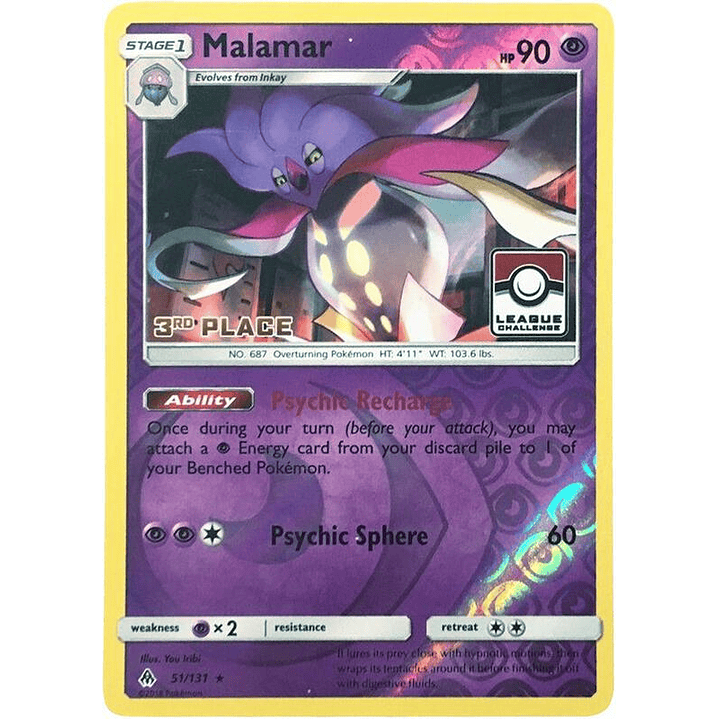 Malamar - 51/131 (League Challenge) [3rd Place] #051 1