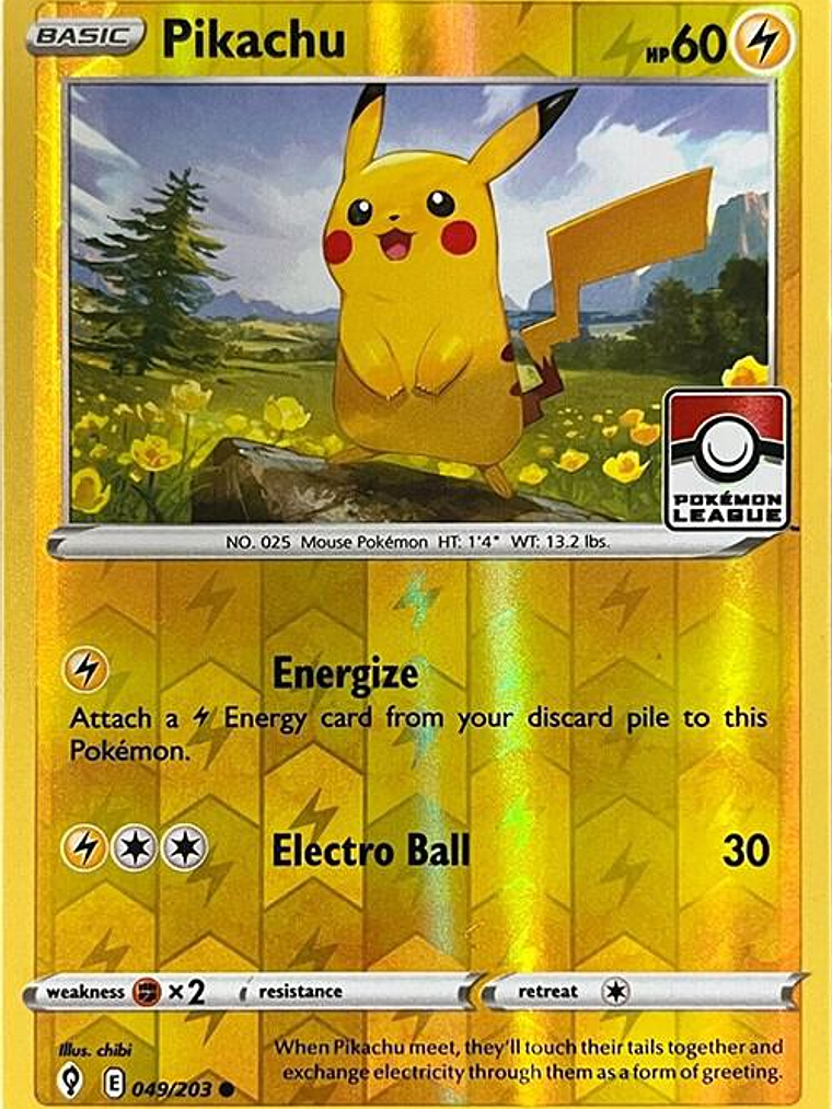 Pikachu - 049/203 (Pokemon League) #049 1