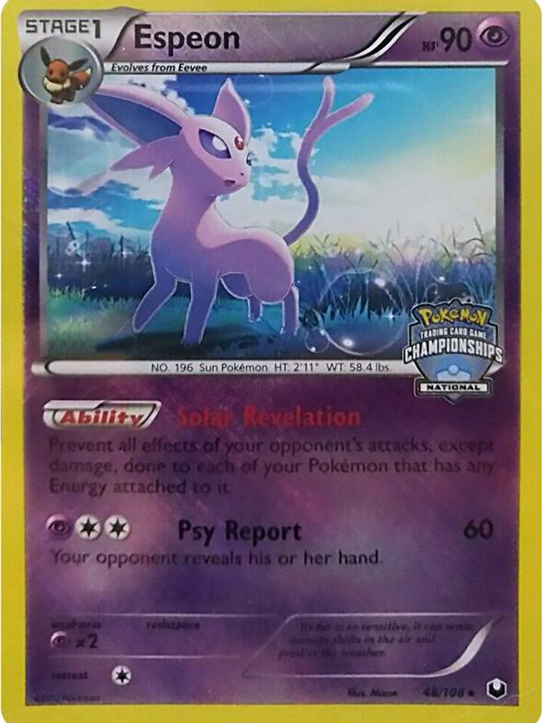 Espeon - 48/108 (National Championships) #048 1