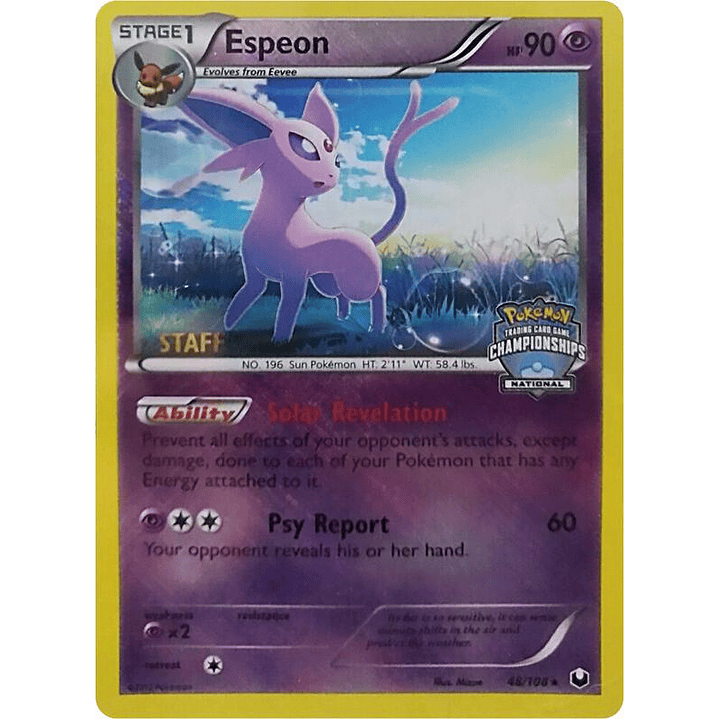 Espeon - 48/108 (National Championships) [Staff] #048 1