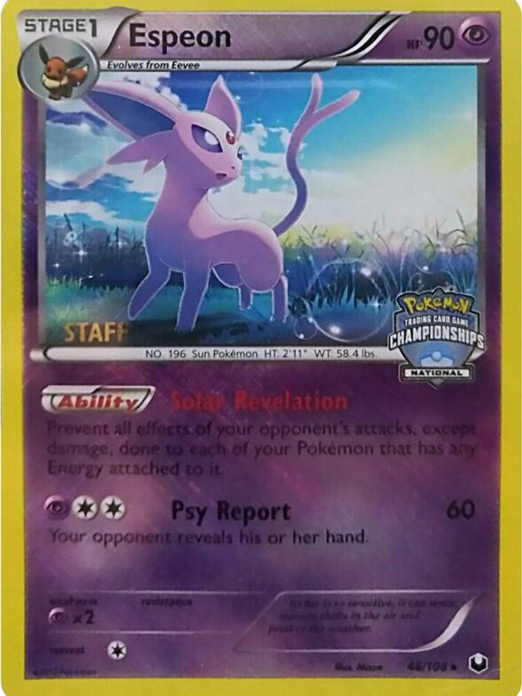 Espeon - 48/108 (National Championships) [Staff] #048 1