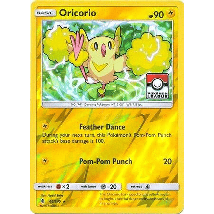 Oricorio - 46/145 (Pokemon League) #046 1