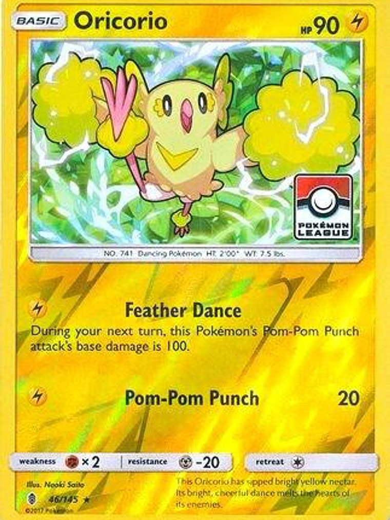 Oricorio - 46/145 (Pokemon League) #046 1