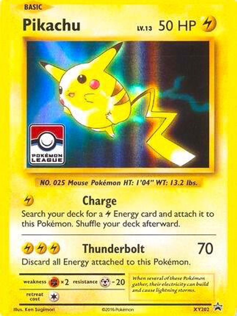 Pikachu (Pokemon League) #XY202 1