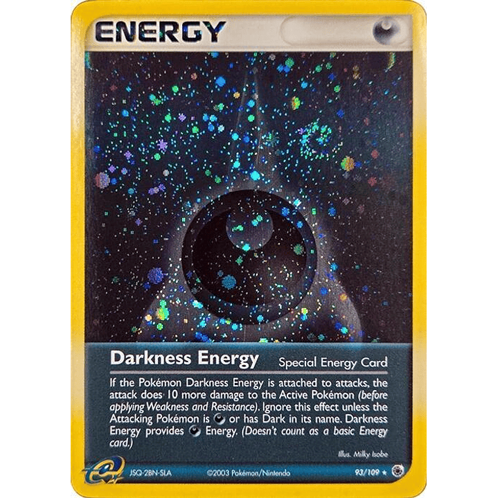 Darkness Energy (Special) - 93/109 (Cosmos Holo) #93 1