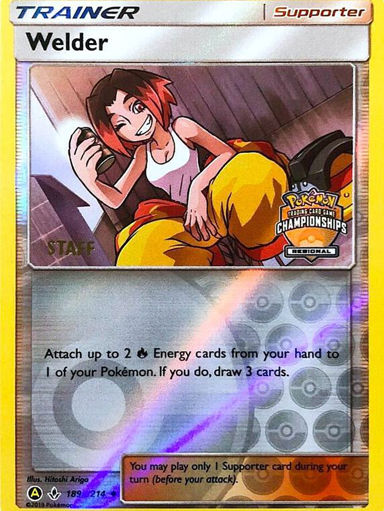 Welder - 189a/214 (Regional Championships) [Staff] #189a 1