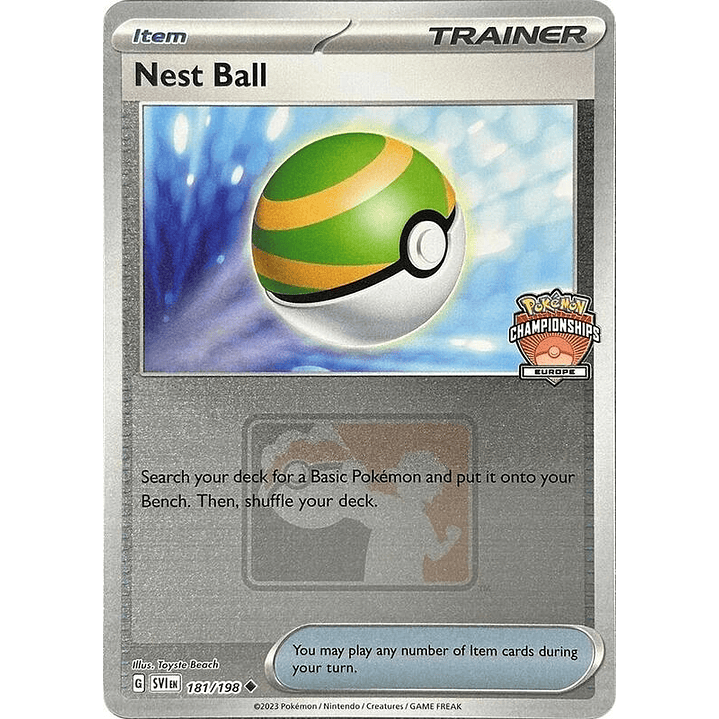Nest Ball - 181/198 (Europe Championships) #181 1