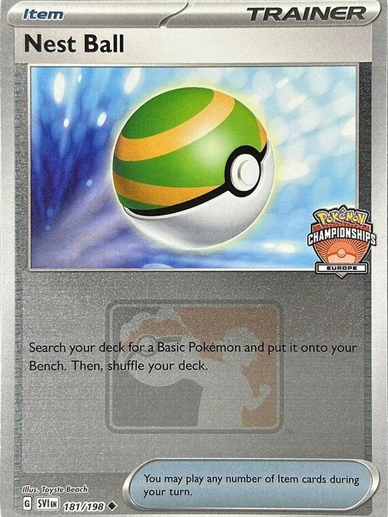 Nest Ball - 181/198 (Europe Championships) #181 1