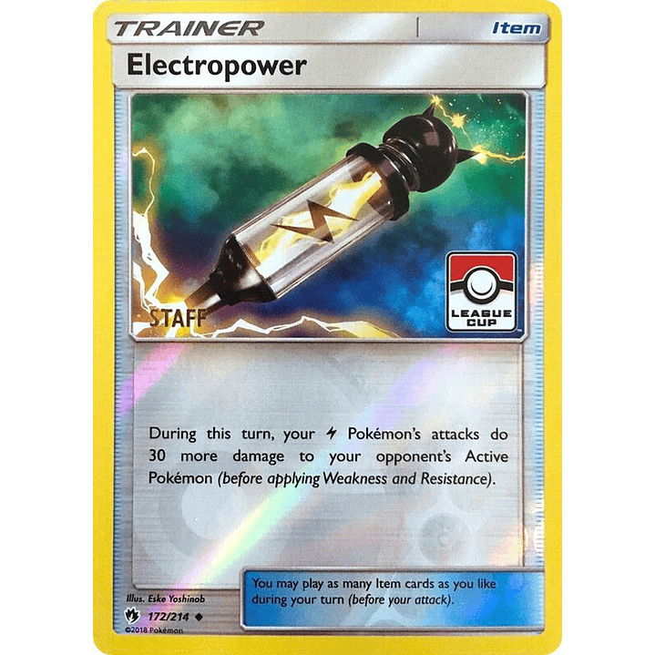 Electropower - 172/214 (League Cup) [Staff] #172 1