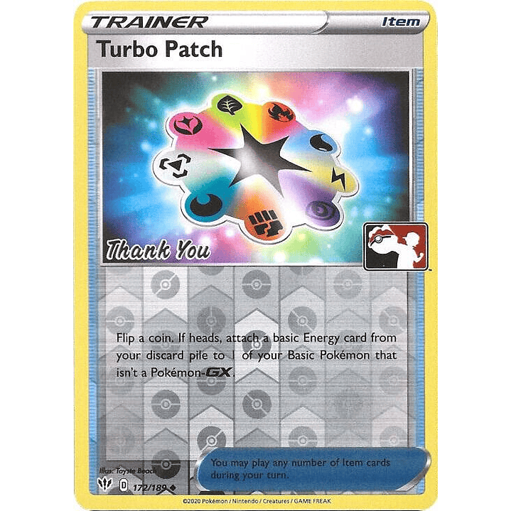 Turbo Patch - 172/189 (Pokemon League) [Thank You] #172 1