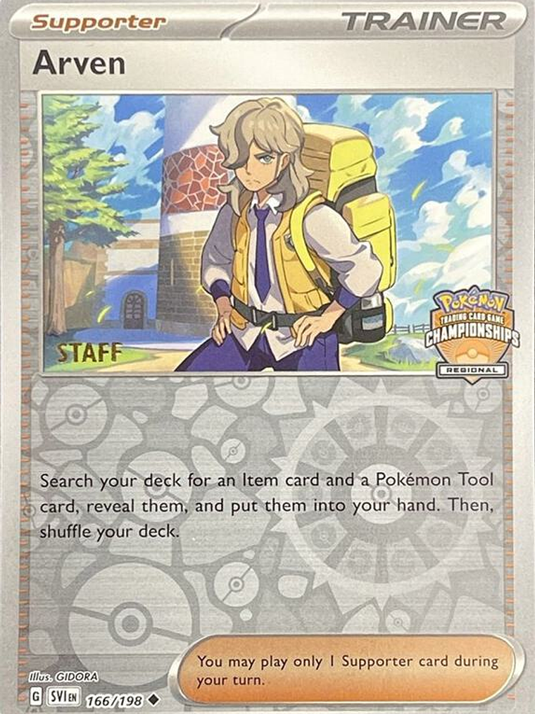 Arven - 166/198 (Regional Championships) [Staff] #166 1