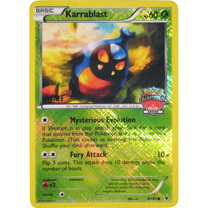Karrablast - 8/101 (Championship Series) [Staff] #008 1