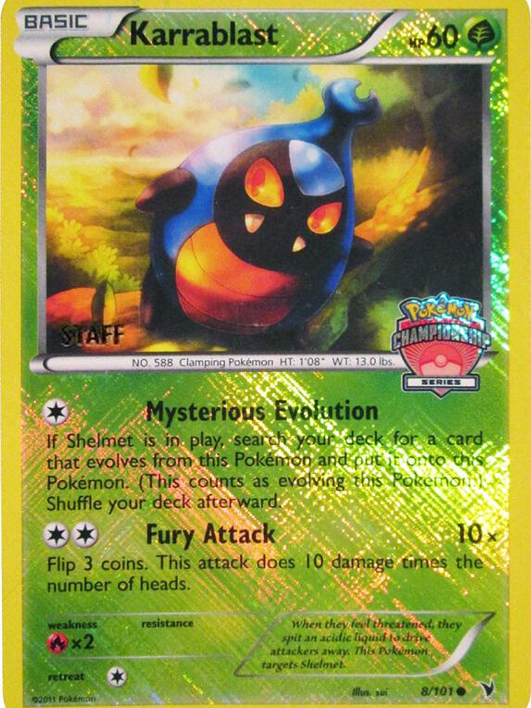 Karrablast - 8/101 (Championship Series) [Staff] #008 1