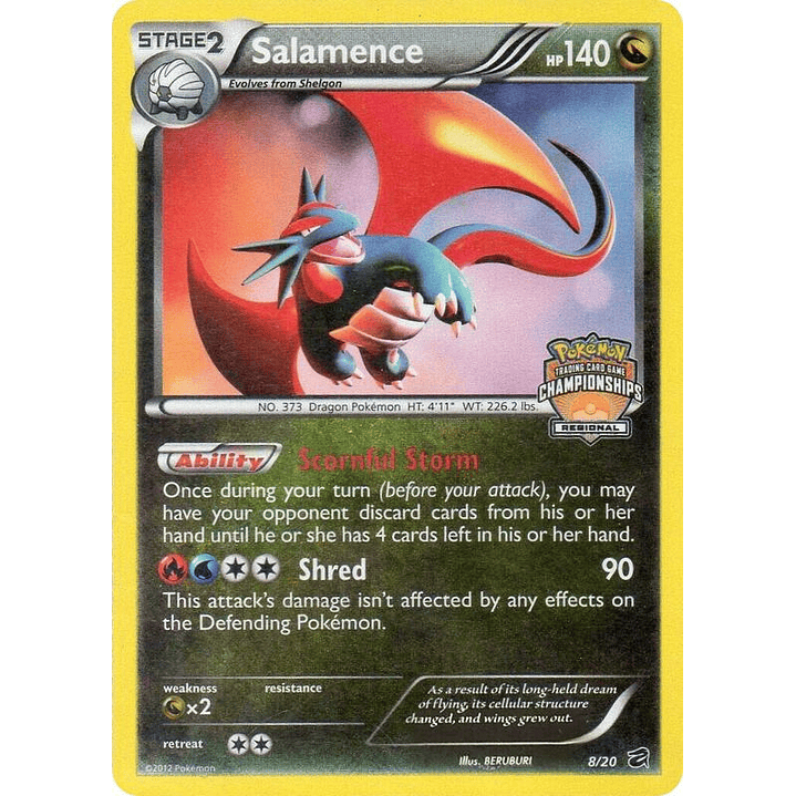 Salamence - 8/20 (Regional Championships) #008 1