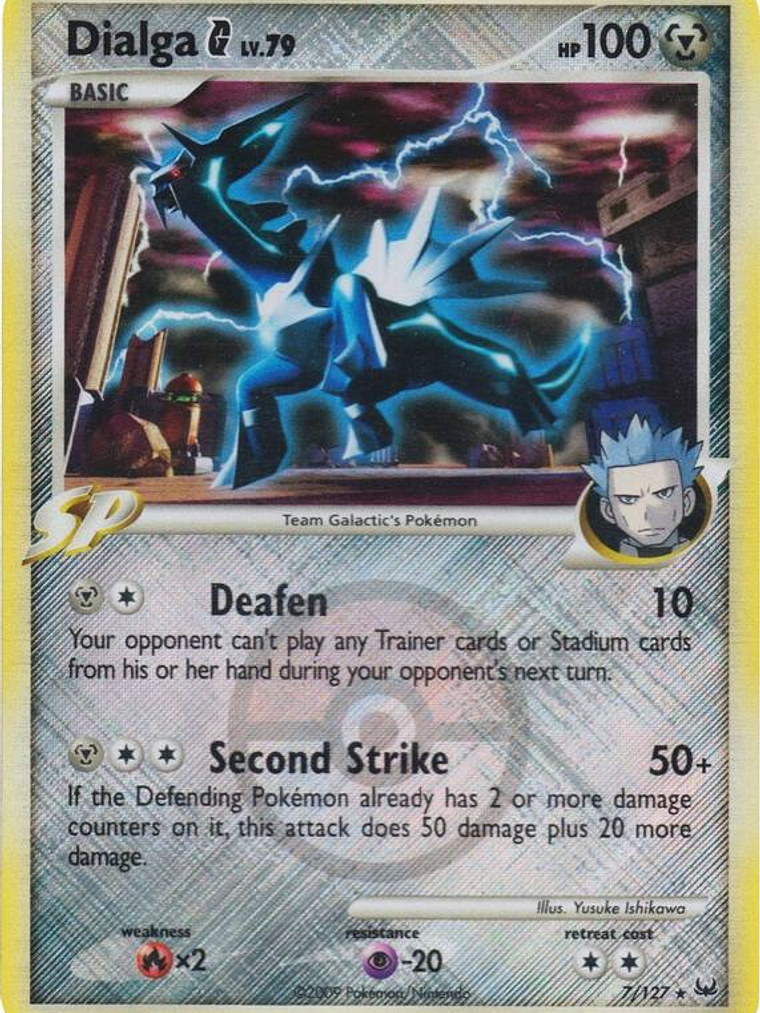 Dialga G - 7/127 (League Promo) #007 1