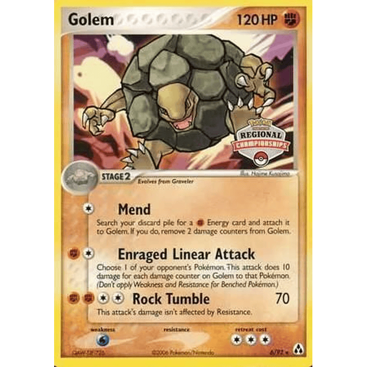 Golem - 6/92 (Regional Championships) #006 1