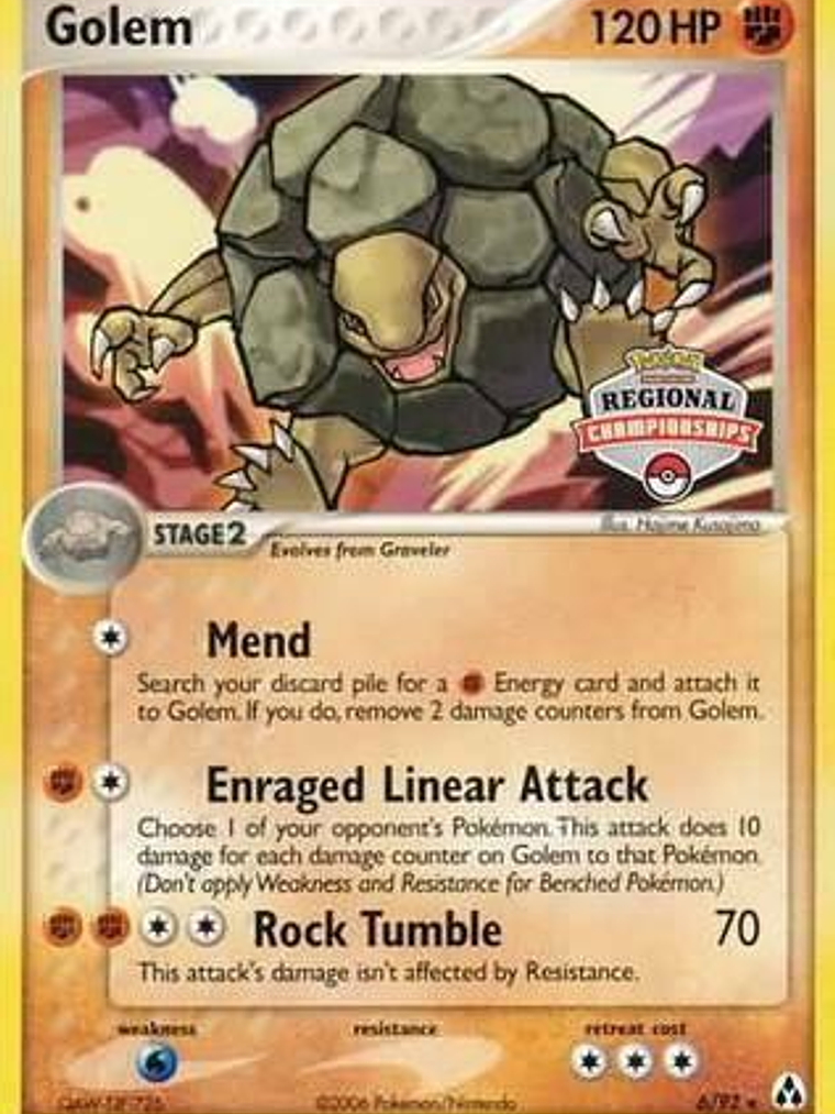 Golem - 6/92 (Regional Championships) #006 1