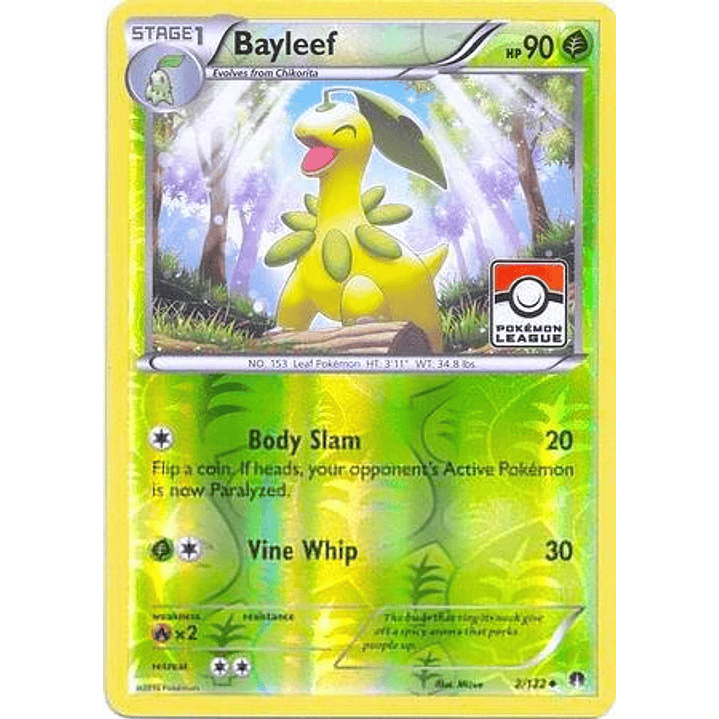 Bayleef - 2/122 (Pokemon League) #002 1