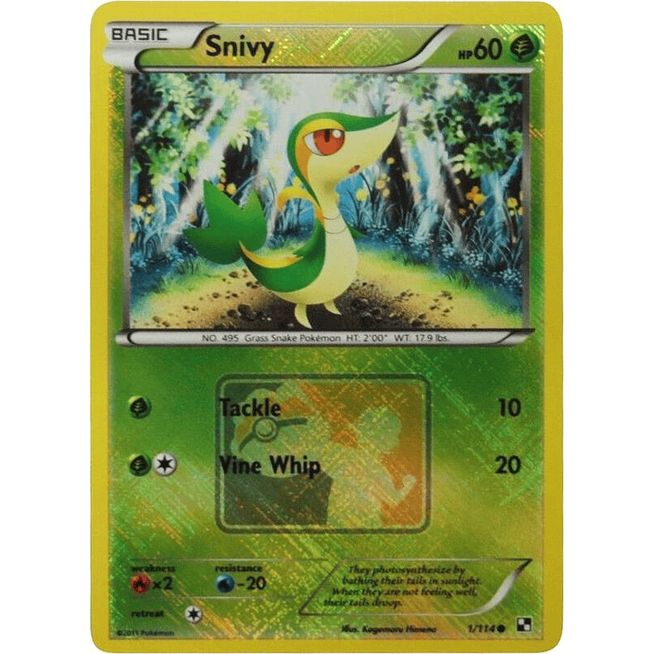 Snivy - 1/114 (League Promo) #001 1