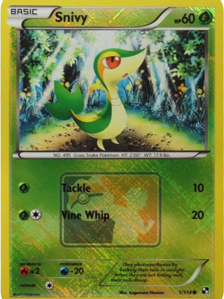 Snivy - 1/114 (League Promo) #001 1